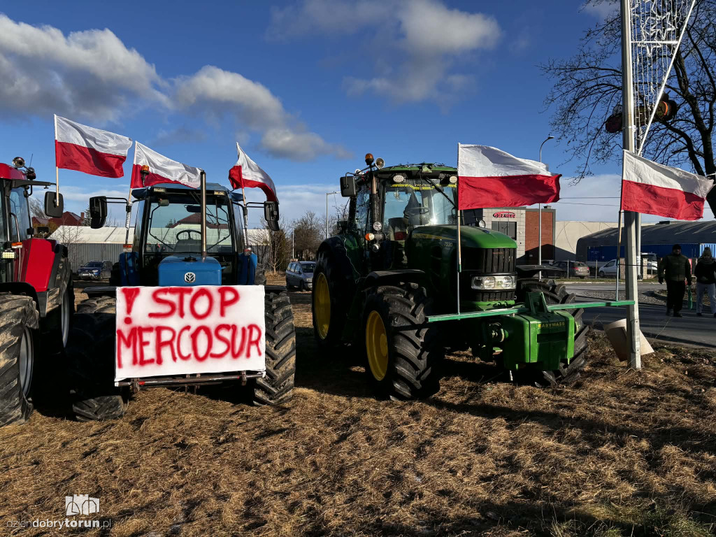 Protest rolników w Głogowie