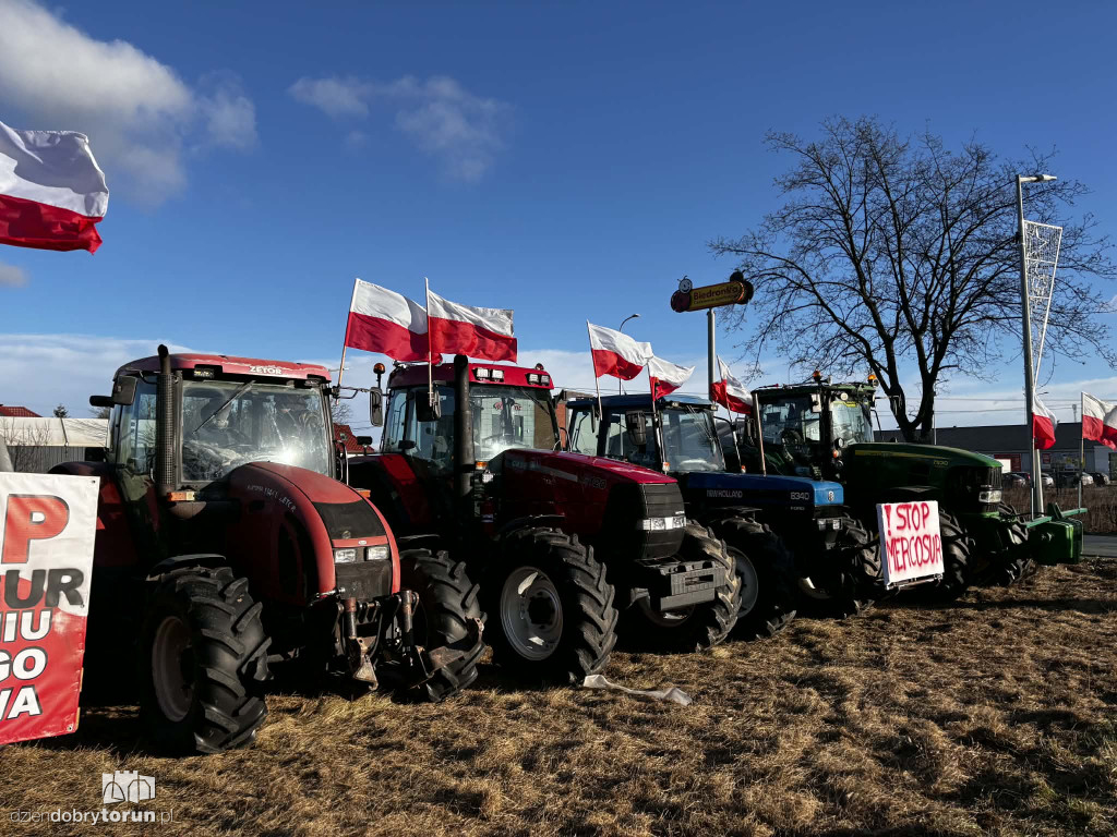 Protest rolników w Głogowie