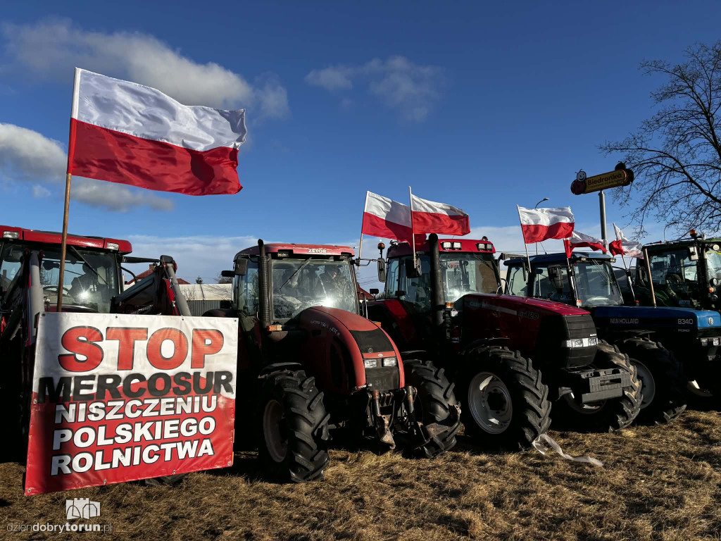 Protest rolników w Głogowie