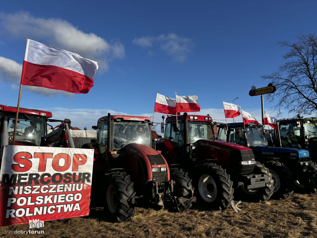 Protest rolników w Głogowie