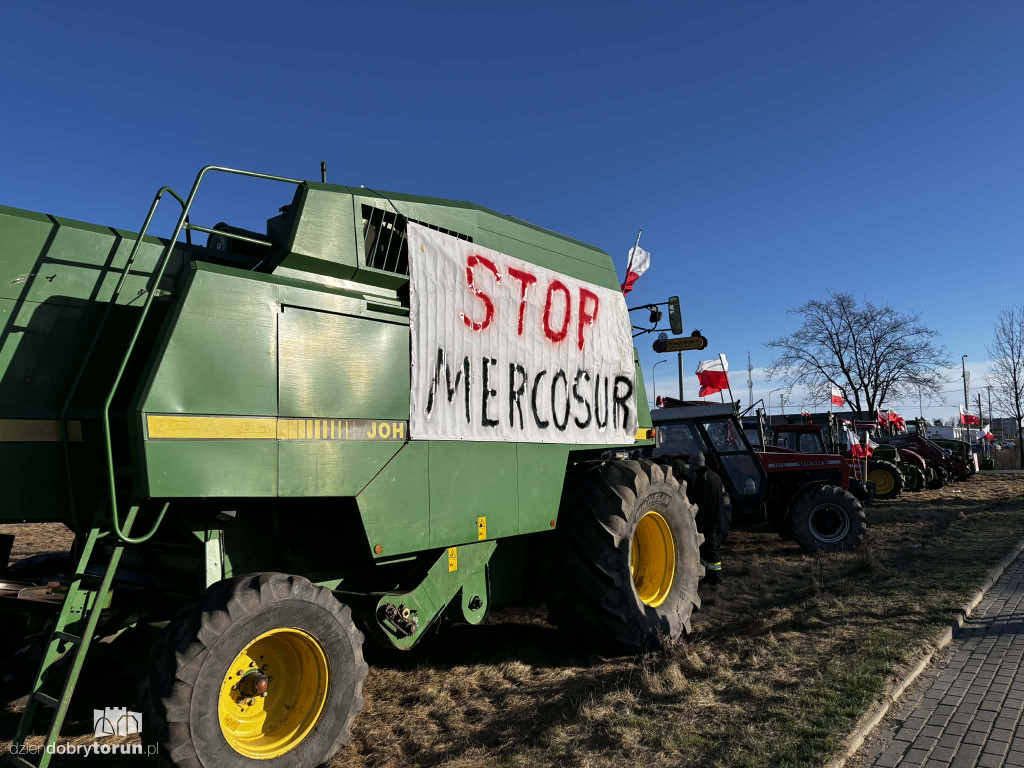 Protest rolników w Głogowie