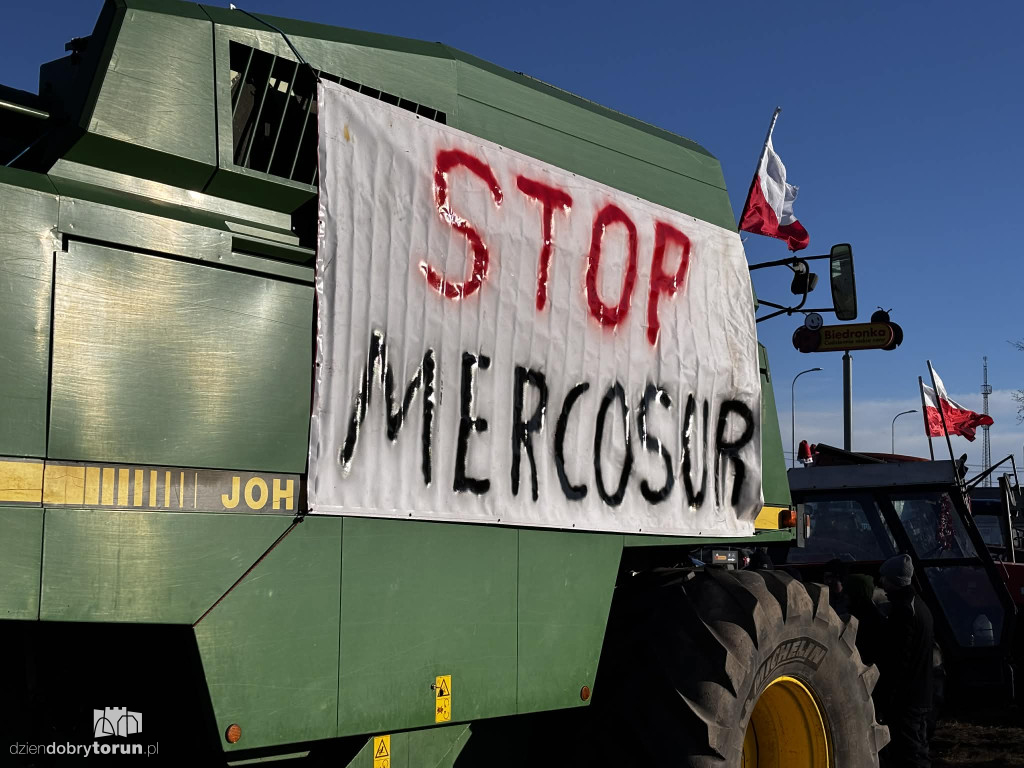 Protest rolników w Głogowie