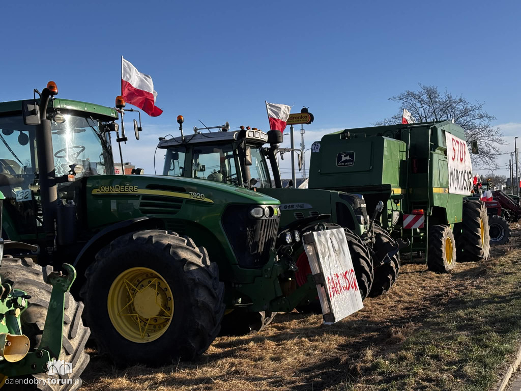 Protest rolników w Głogowie