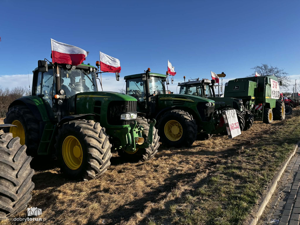 Protest rolników w Głogowie