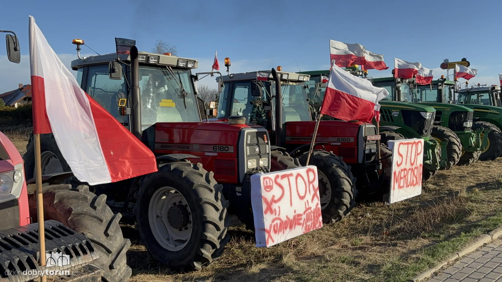 Protest rolników w Głogowie