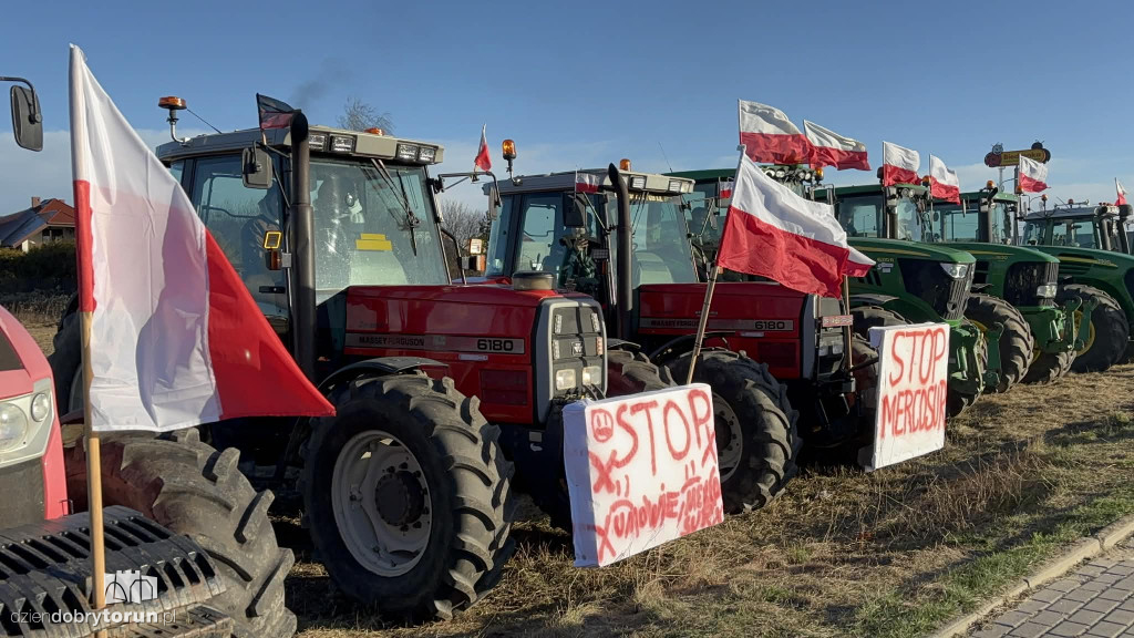 Protest rolników w Głogowie