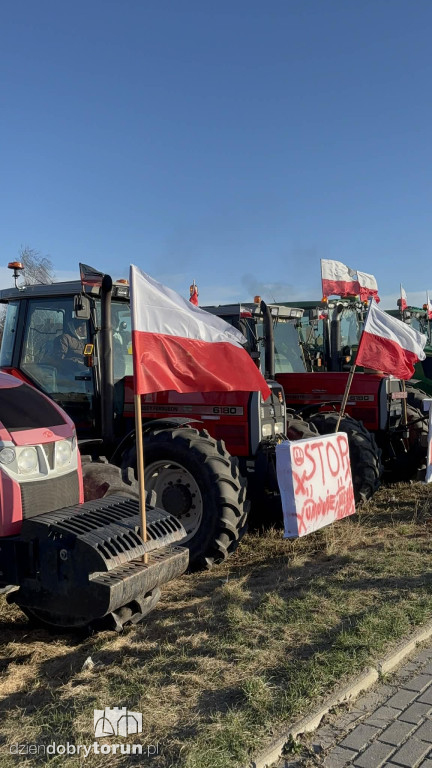 Protest rolników w Głogowie