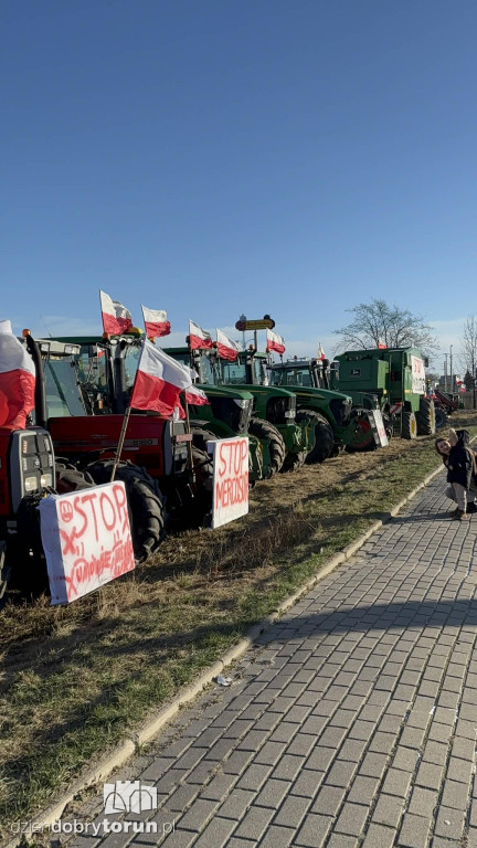 Protest rolników w Głogowie