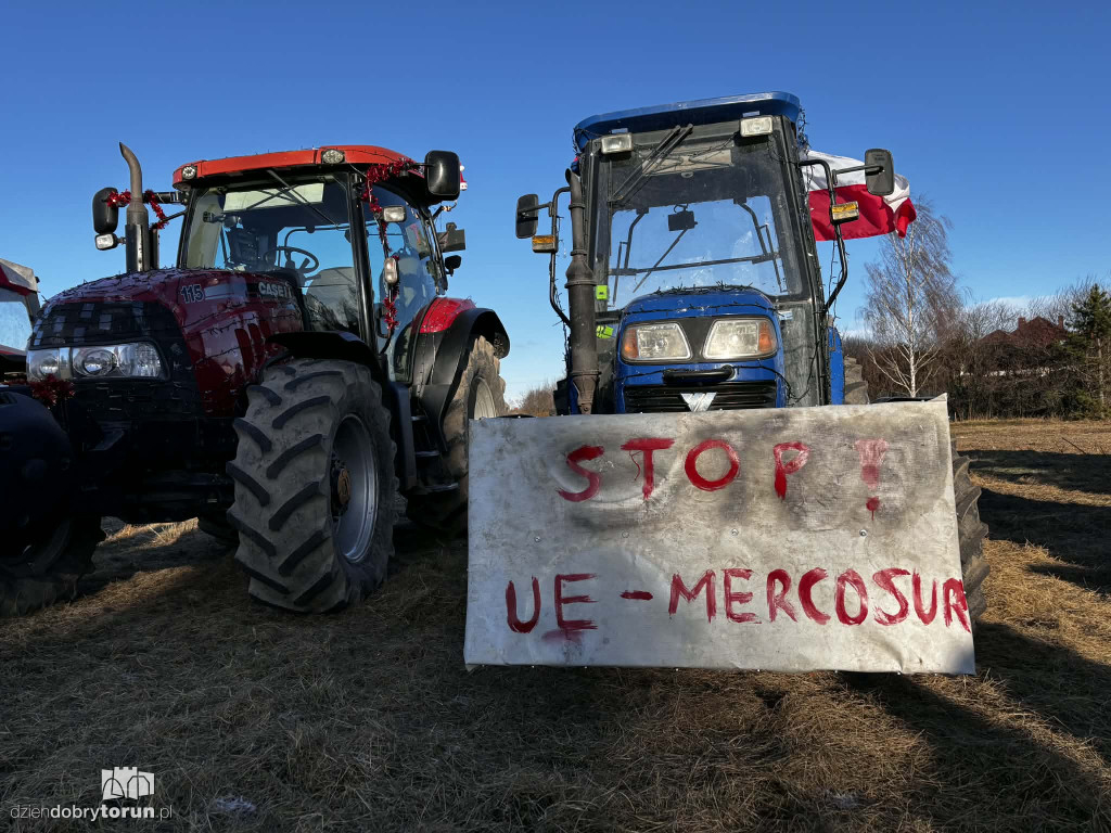 Protest rolników w Głogowie