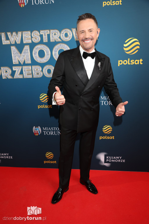 Gwiazdy na ściance Sylwestra z Polsatem