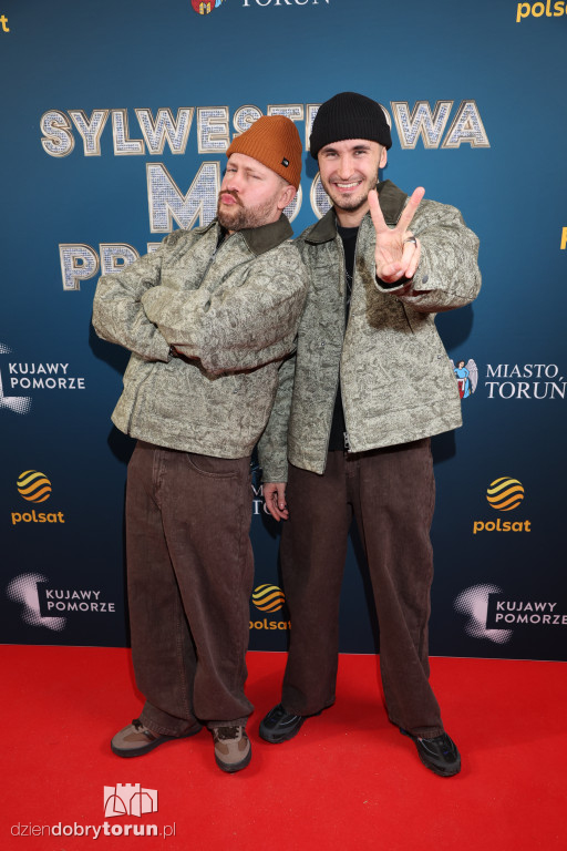 Gwiazdy na ściance Sylwestra z Polsatem