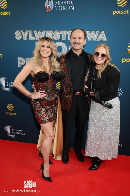 Gwiazdy na ściance Sylwestra z Polsatem