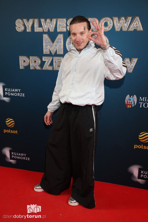 Gwiazdy na ściance Sylwestra z Polsatem