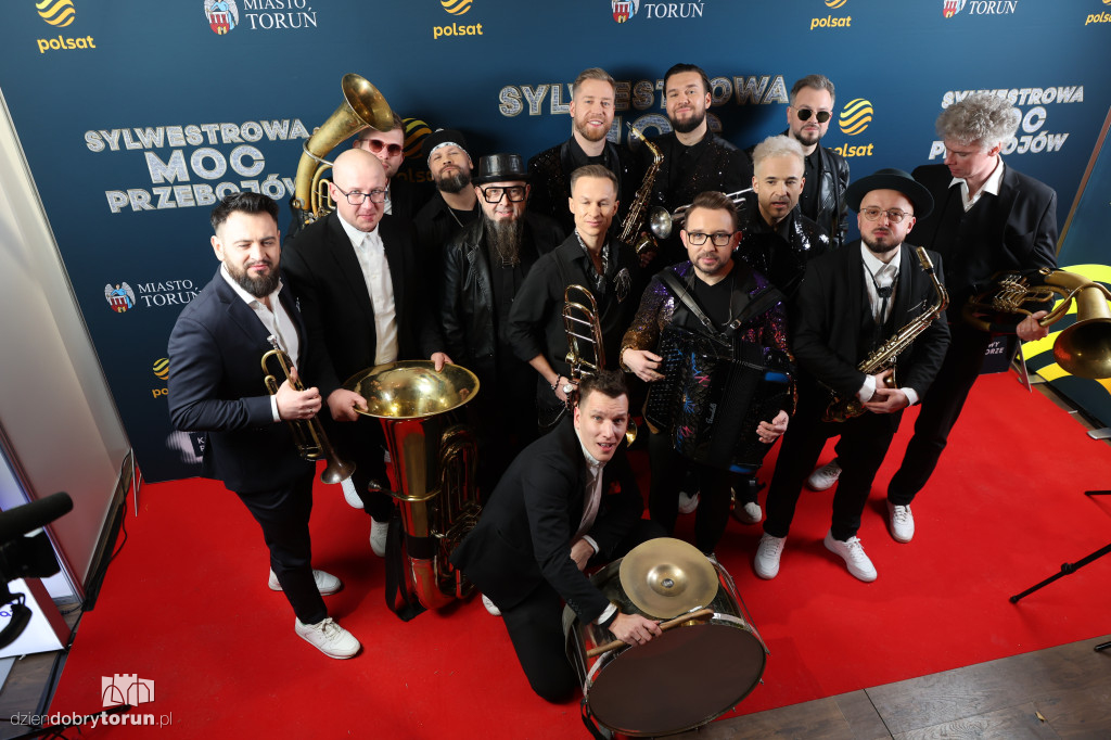 Gwiazdy na ściance Sylwestra z Polsatem