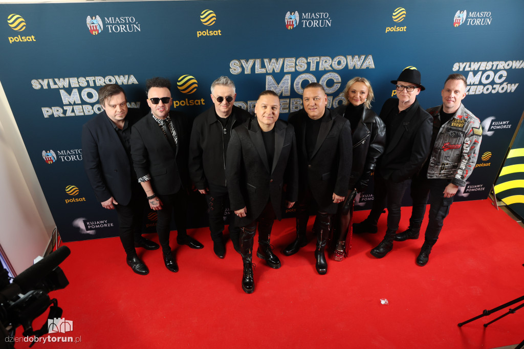 Gwiazdy na ściance Sylwestra z Polsatem