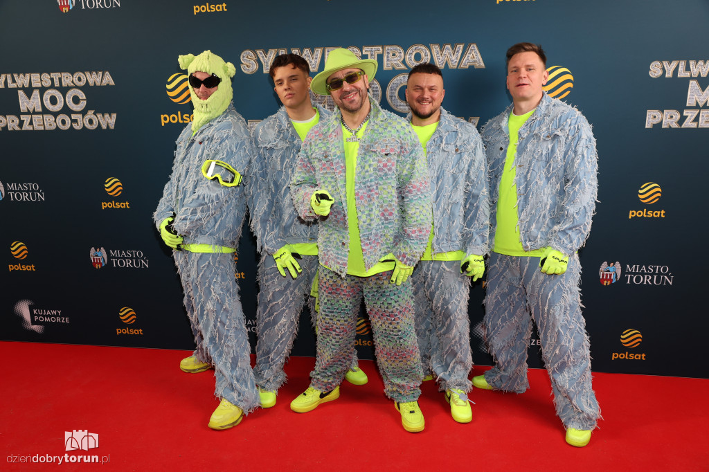 Gwiazdy na ściance Sylwestra z Polsatem