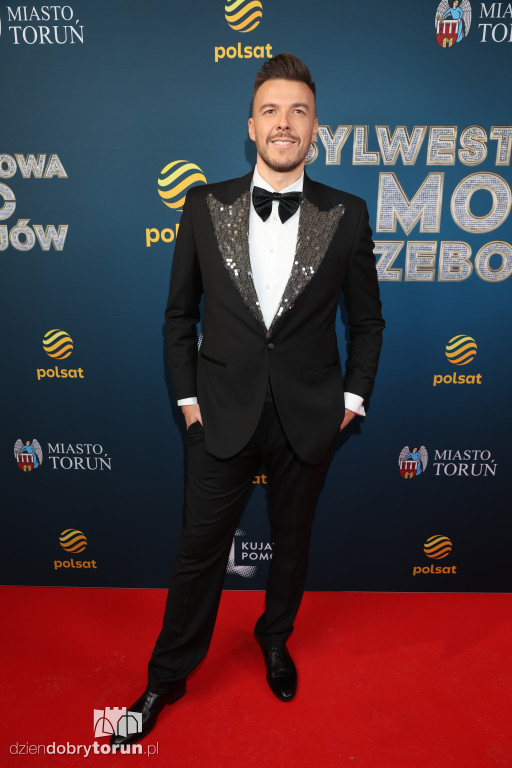 Gwiazdy na ściance Sylwestra z Polsatem