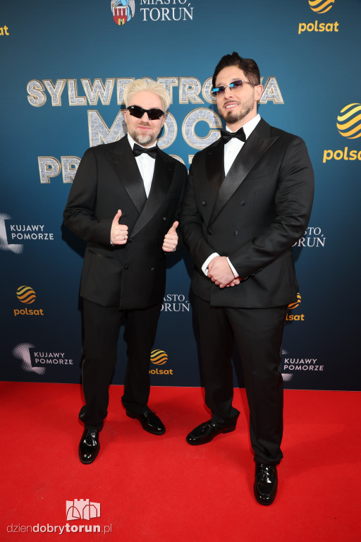 Gwiazdy na ściance Sylwestra z Polsatem