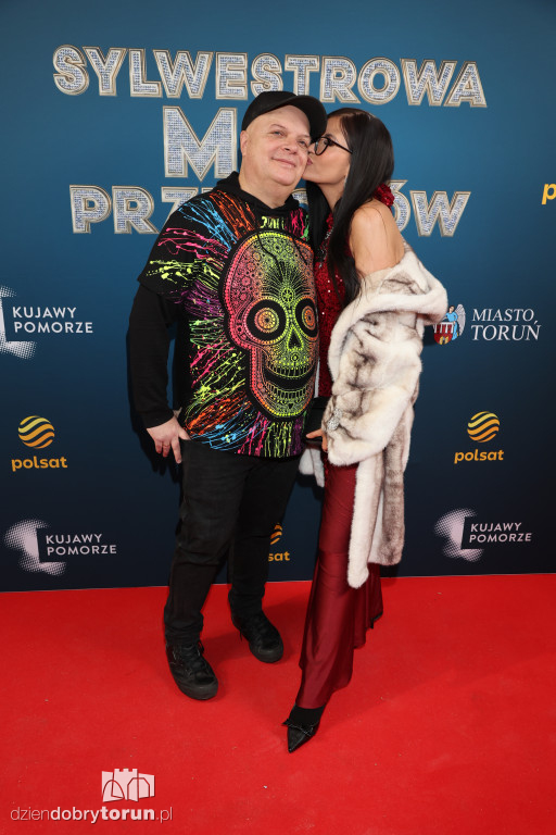 Gwiazdy na ściance Sylwestra z Polsatem