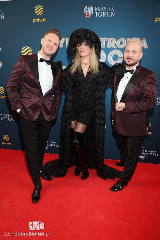 Gwiazdy na ściance Sylwestra z Polsatem