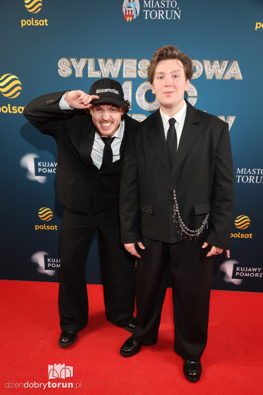 Gwiazdy na ściance Sylwestra z Polsatem