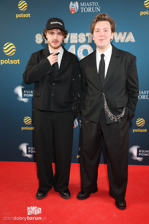 Gwiazdy na ściance Sylwestra z Polsatem