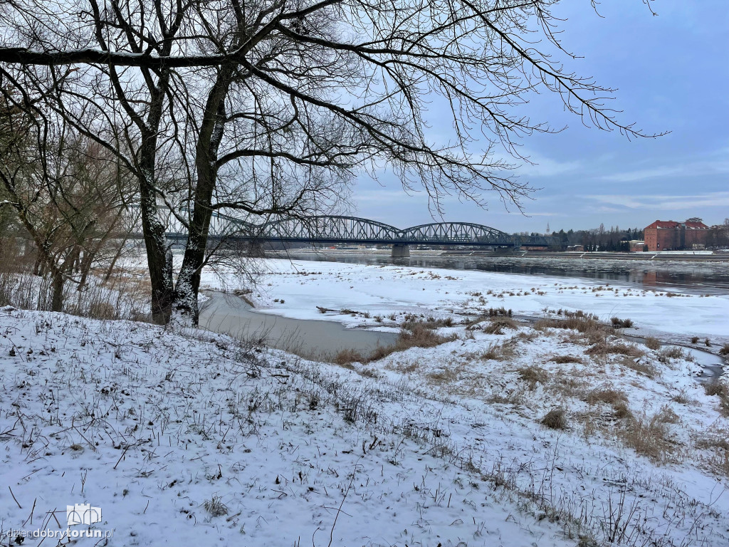 Tak wygląda Toruń zimą