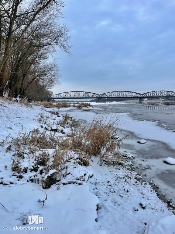 Tak wygląda Toruń zimą