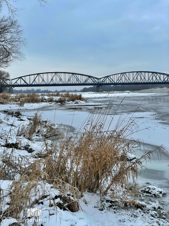 Tak wygląda Toruń zimą
