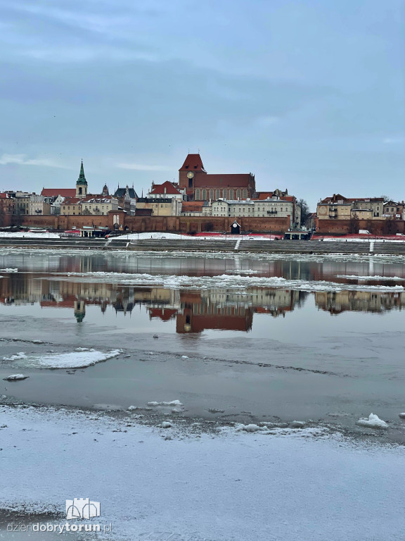 Tak wygląda Toruń zimą