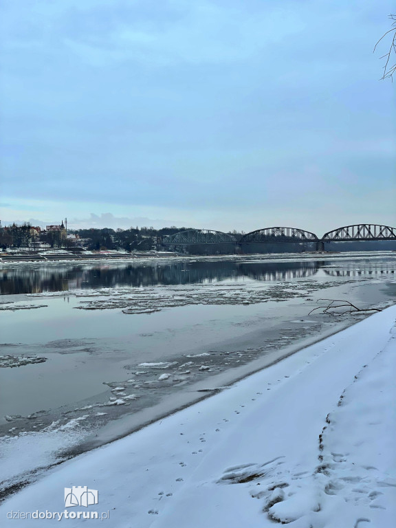 Tak wygląda Toruń zimą