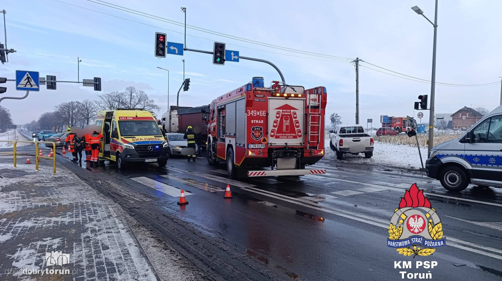 Wypadek w Ostaszewie pod Toruniem