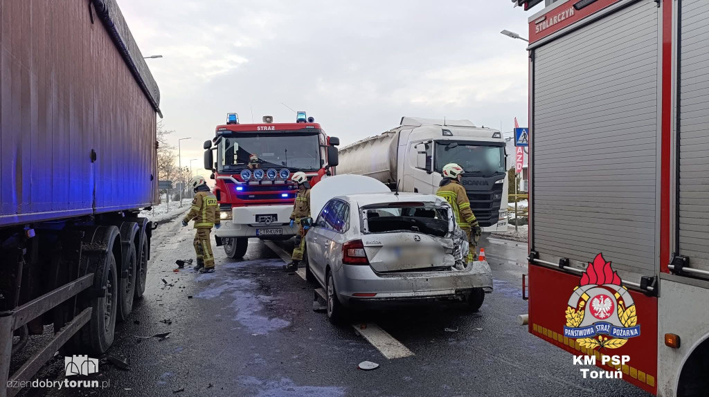 Wypadek w Ostaszewie pod Toruniem