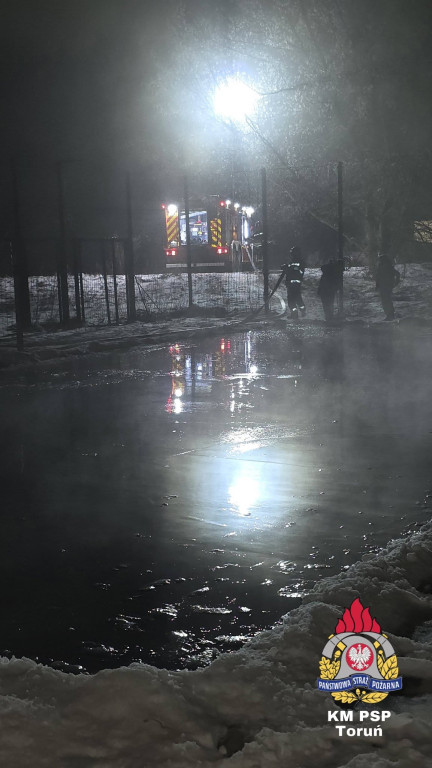 Miejsce zimowej zabawy