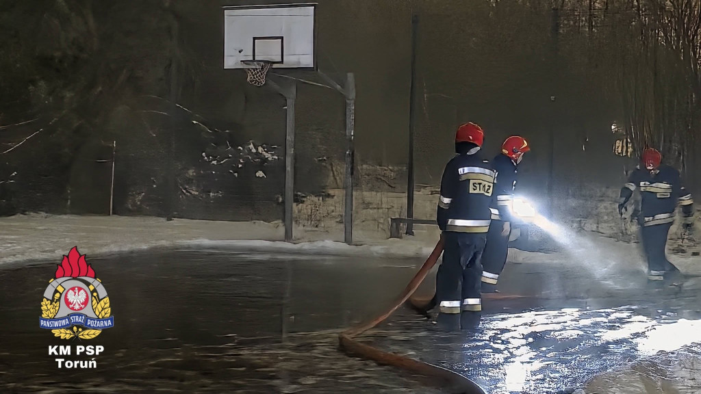 Miejsce zimowej zabawy