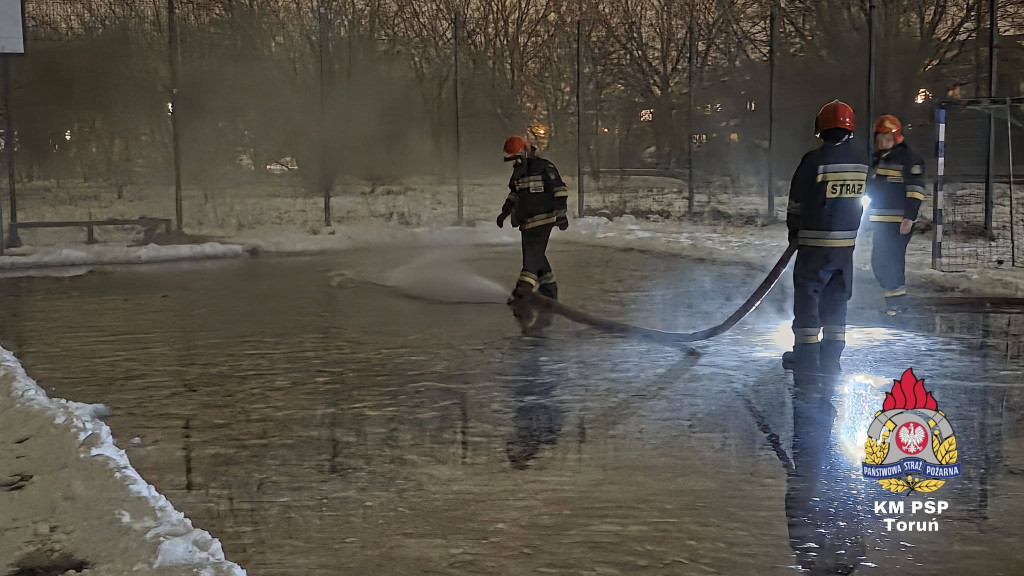 Miejsce zimowej zabawy