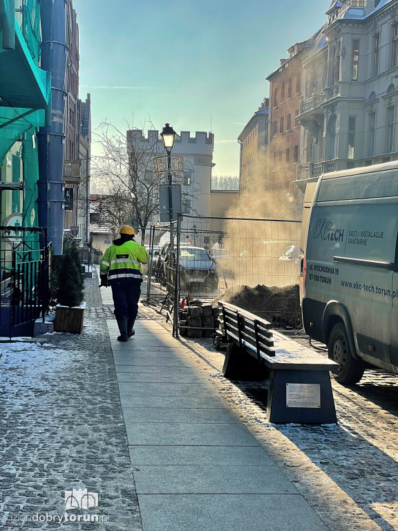 Awaria ciepłociągu w Toruniu
