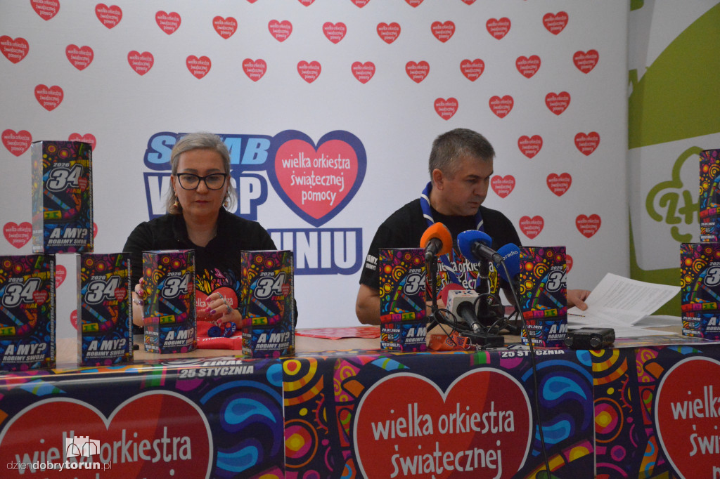 Konferencja przed 34. finałem WOŚP