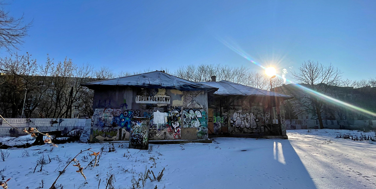 Tak dziś wygląda Dworzec Toruń Północny