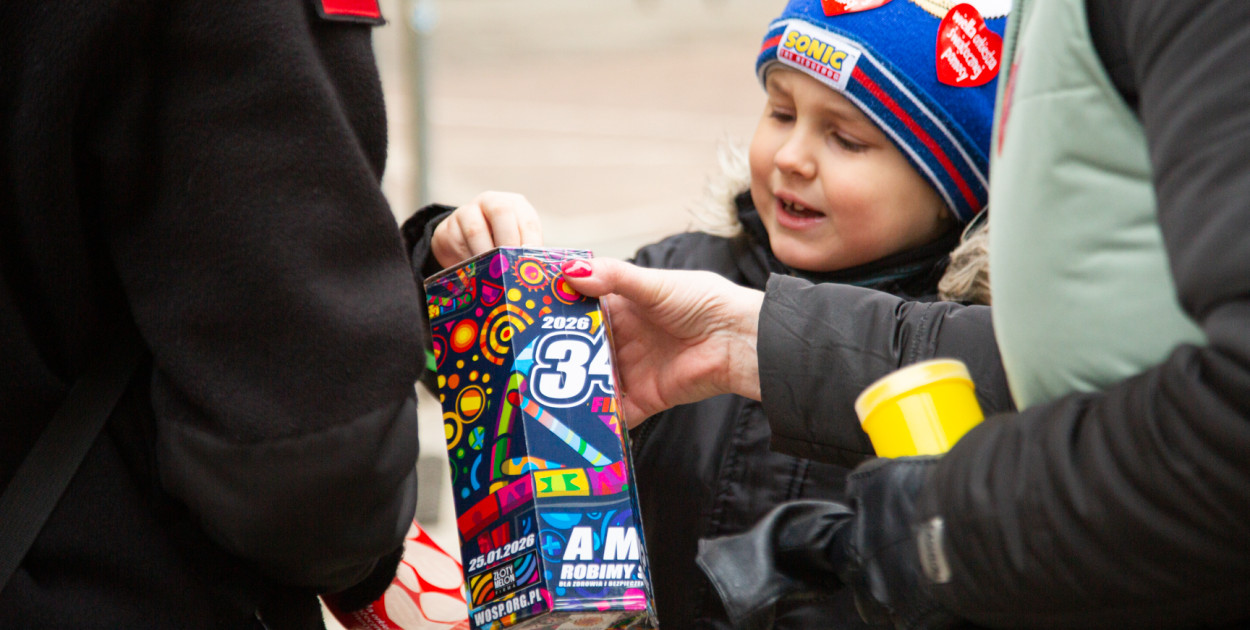 34. Finał WOŚP - wolontariusze na ulicach Torunia