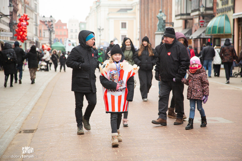 34. Finał WOŚP - wolontariusze na ulicach Torunia