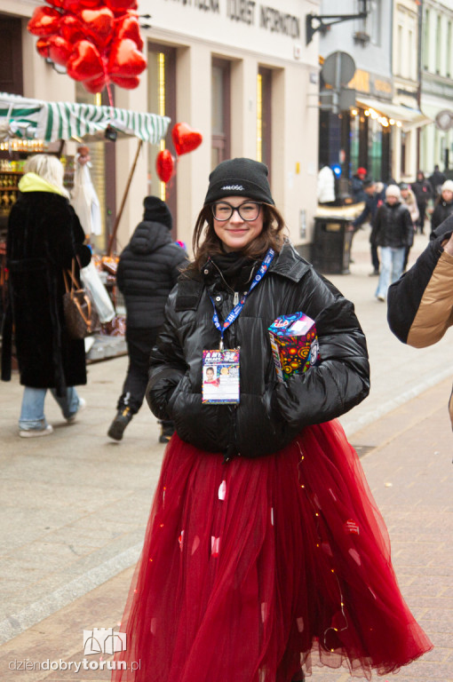 34. Finał WOŚP - wolontariusze na ulicach Torunia