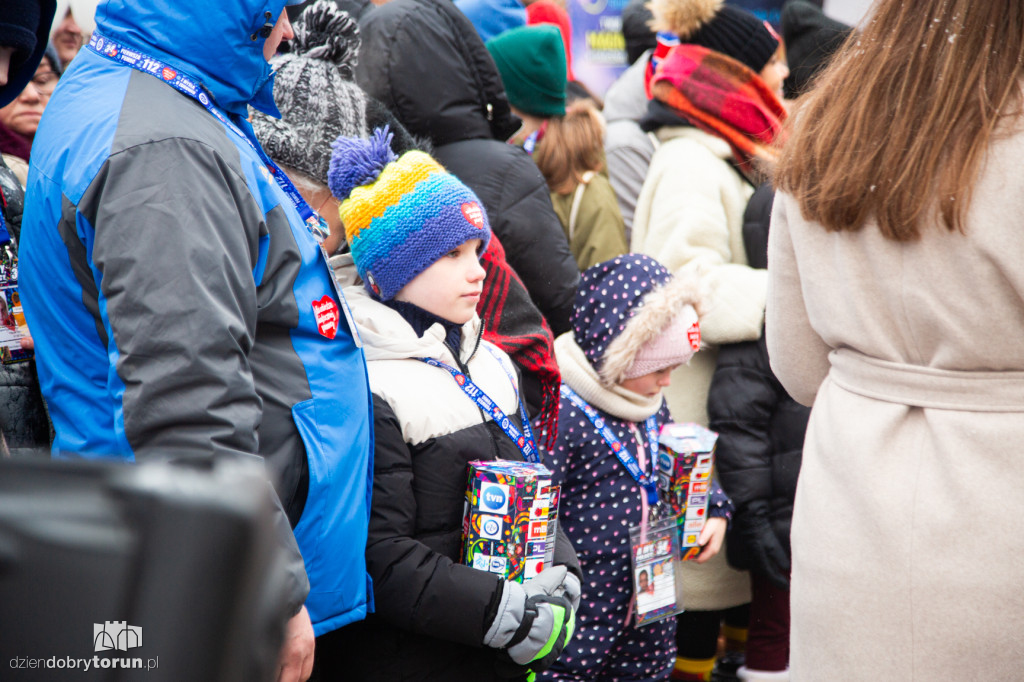 34. Finał WOŚP - wolontariusze na ulicach Torunia