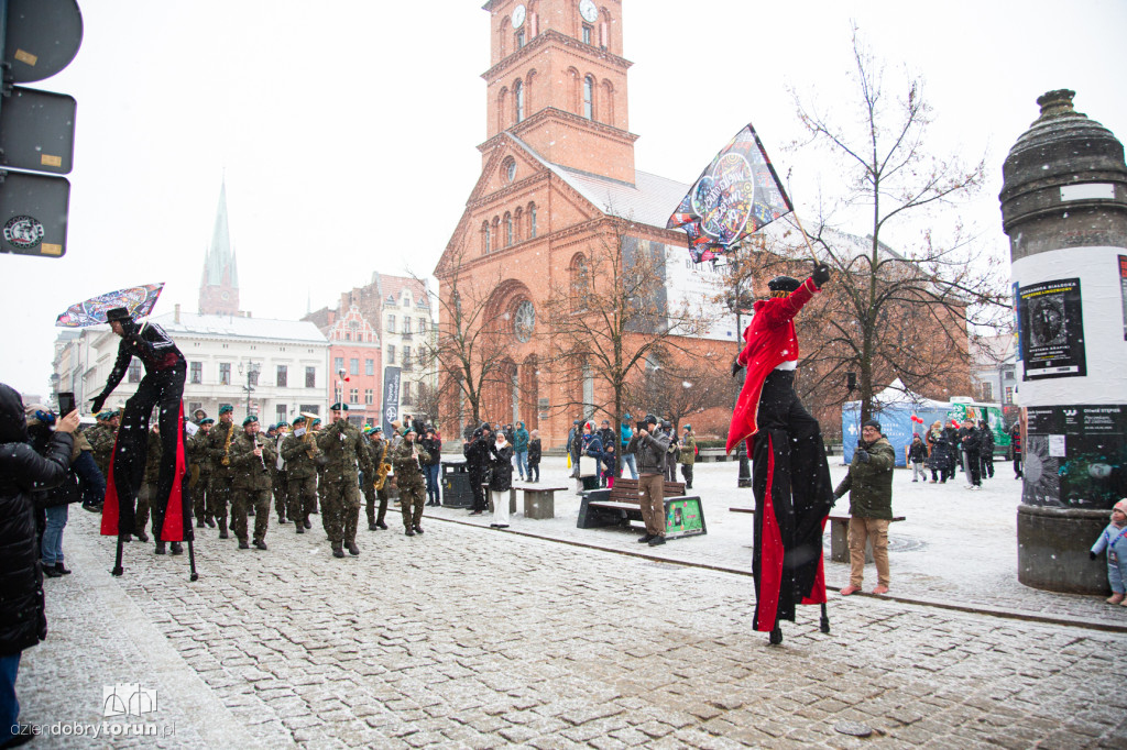 34. Finał WOŚP - przemarsz orkiestry