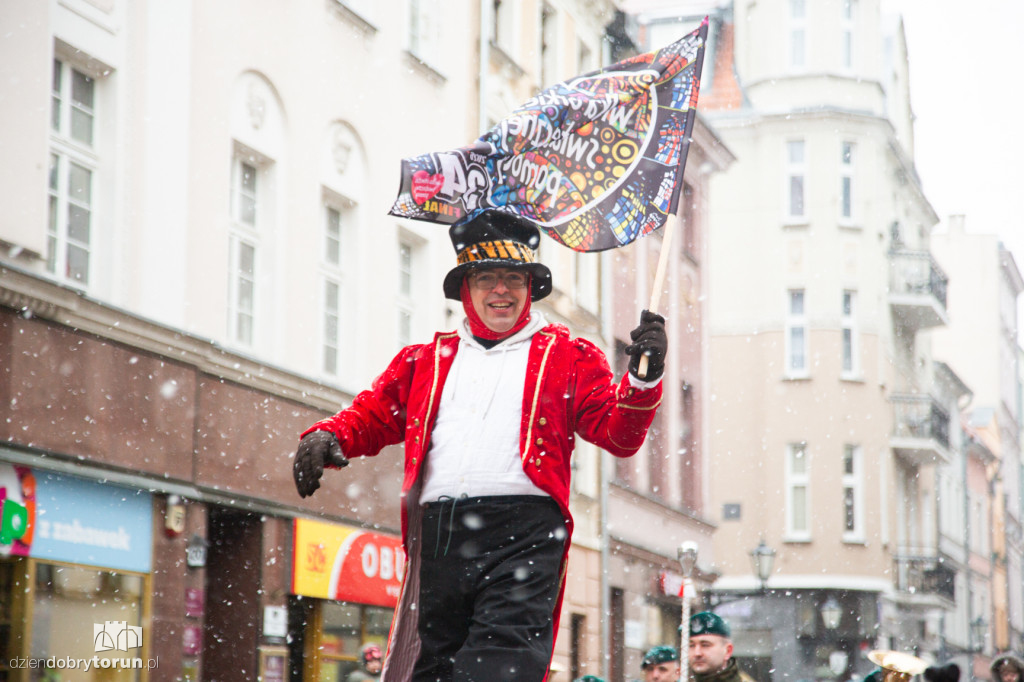 34. Finał WOŚP - przemarsz orkiestry