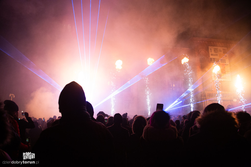 34. Finał WOŚP - światełko do nieba w Toruniu