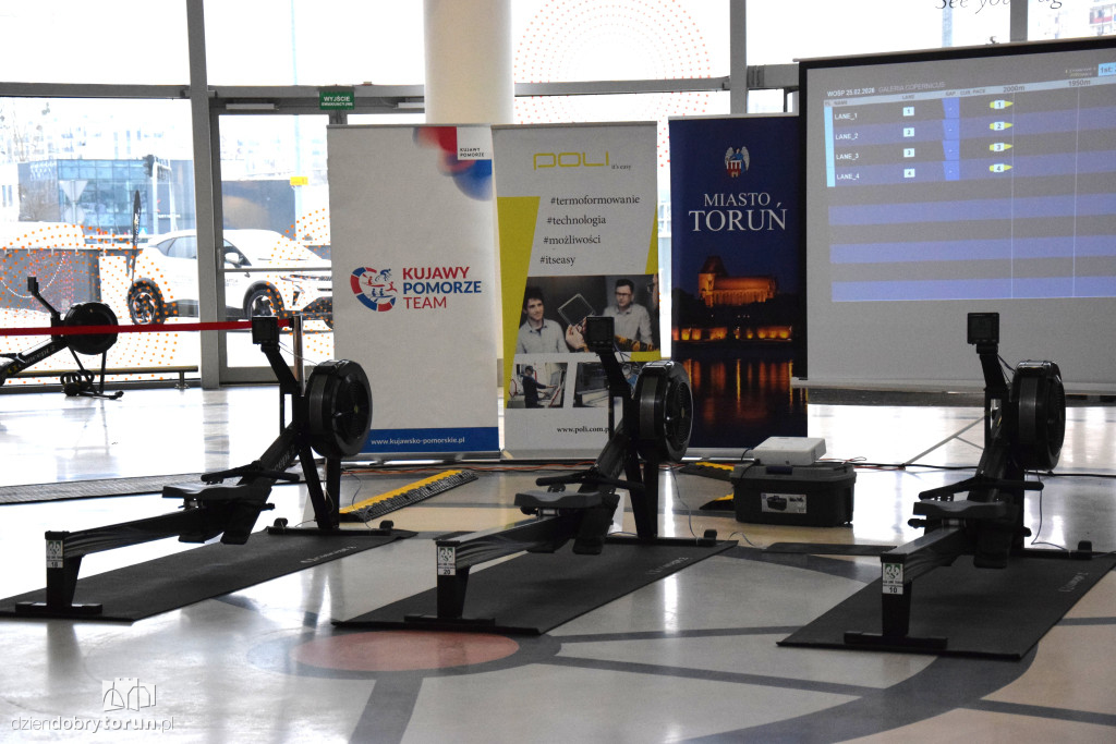 Toruń wiosłuje dla WOŚP