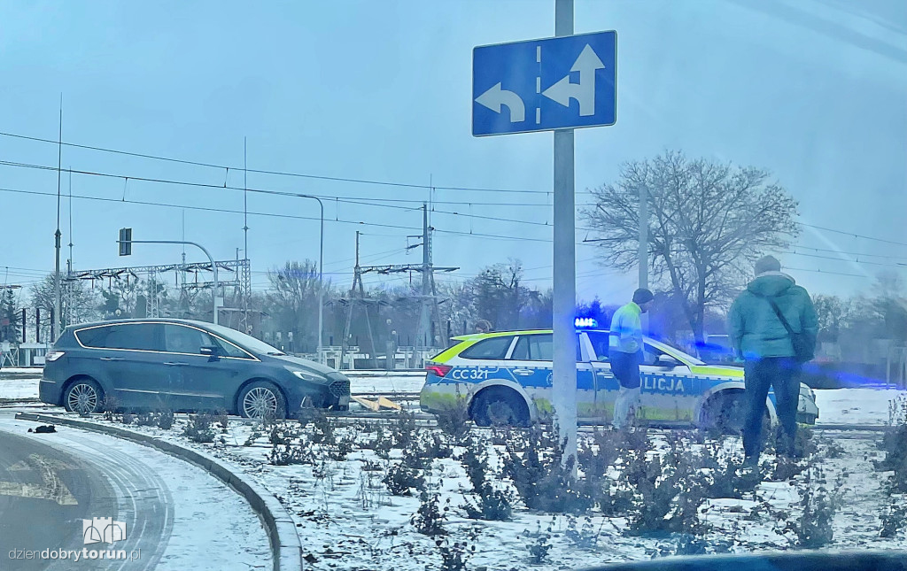 Zdarzenie drogowe w rejonie Placu Skalskiego