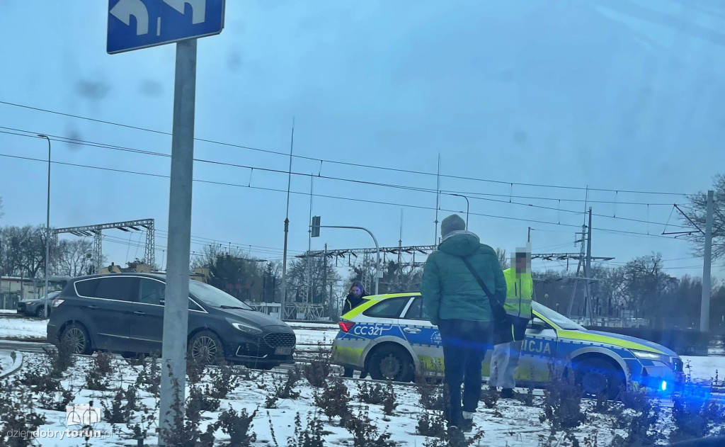 Zdarzenie drogowe w rejonie Placu Skalskiego