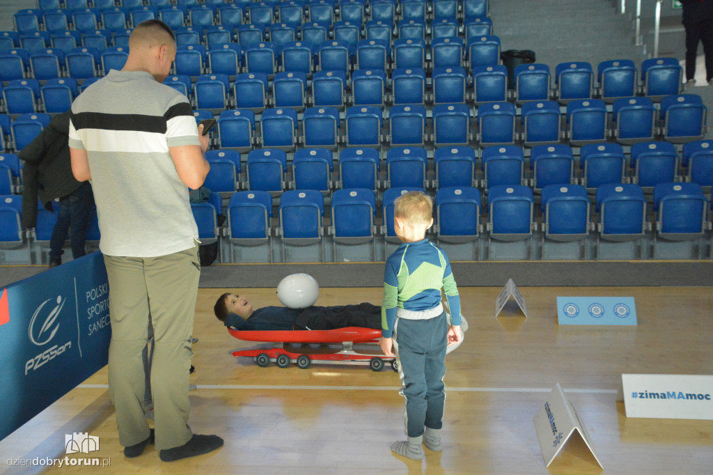 Zimowe sportowe szaleństwo w Toruniu